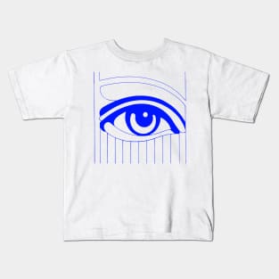 Eye And Vision Blue Kids T-Shirt